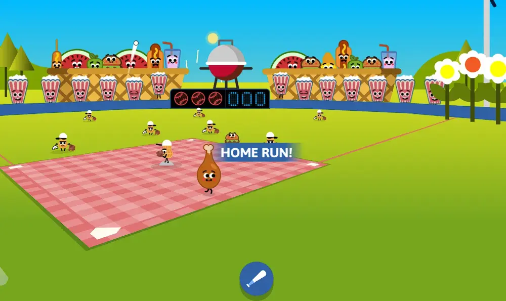 Baseball Google Doodle Games