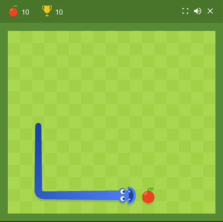 Google Snake Game