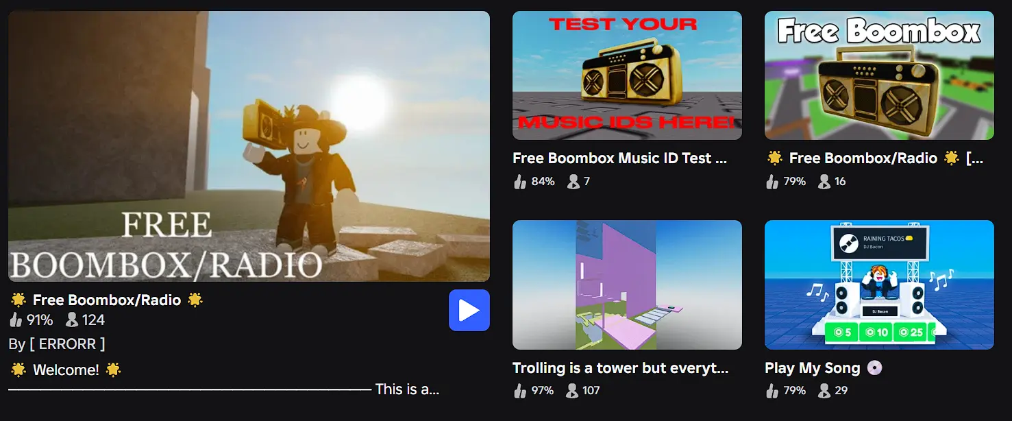 music ID testers